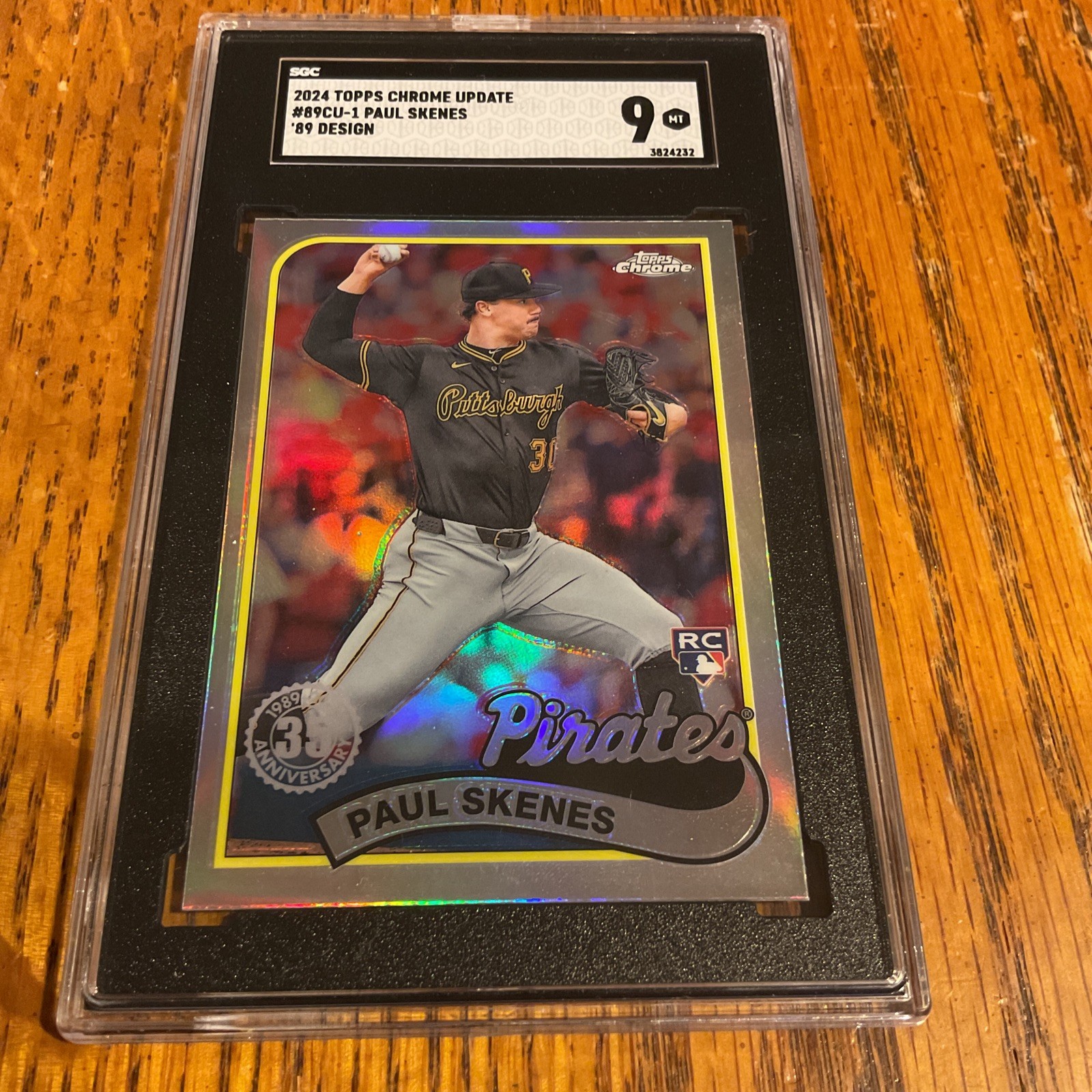 2024 Topps Chrome Update Series Paul Skenes RC 1989 #89CU-1 SGC 9 g~A
