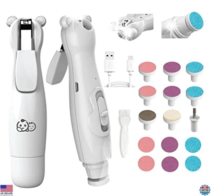 Royal Angels 20-in-1 Rechargeable Baby Nail Clippers & Trimmer Kit - Snow Color
Opens in a new windo