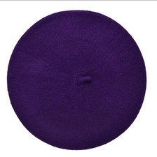 New Warm French Style Lightweight Casual Classic Beanie Solid Color Wool Beret