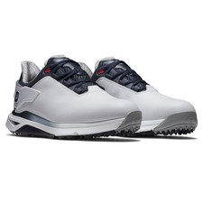 2025 FootJoy PRO SLX Golf Shoes - White/Navy/Red