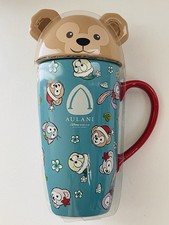 Aulani Christmas Duffy and Friends Mug Tumbler Disney RARE NEW