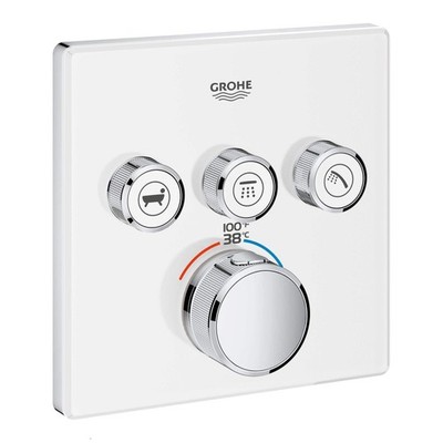 Grohe 29165LS0 Grohtherm Smart Triple Function Thermostatic Trim With Control Mo