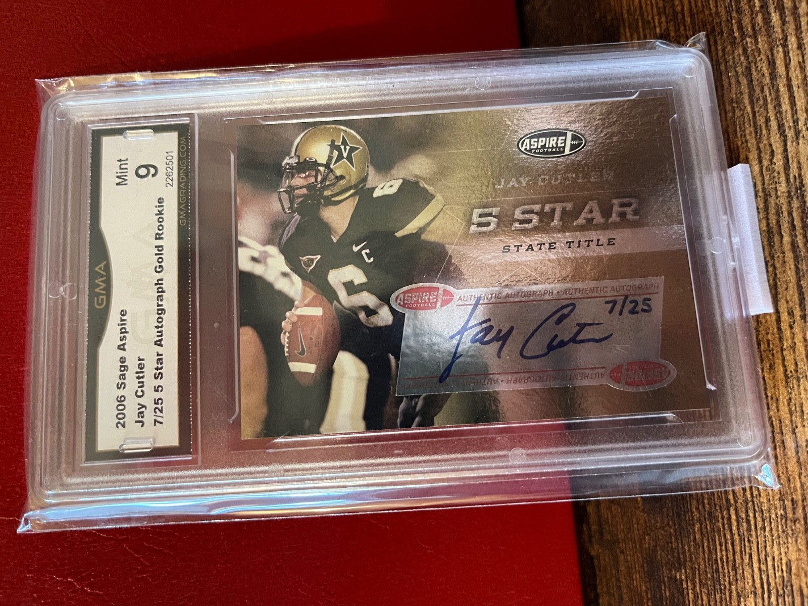 Vernon Davis SA-GE Aspire #6A Autograph