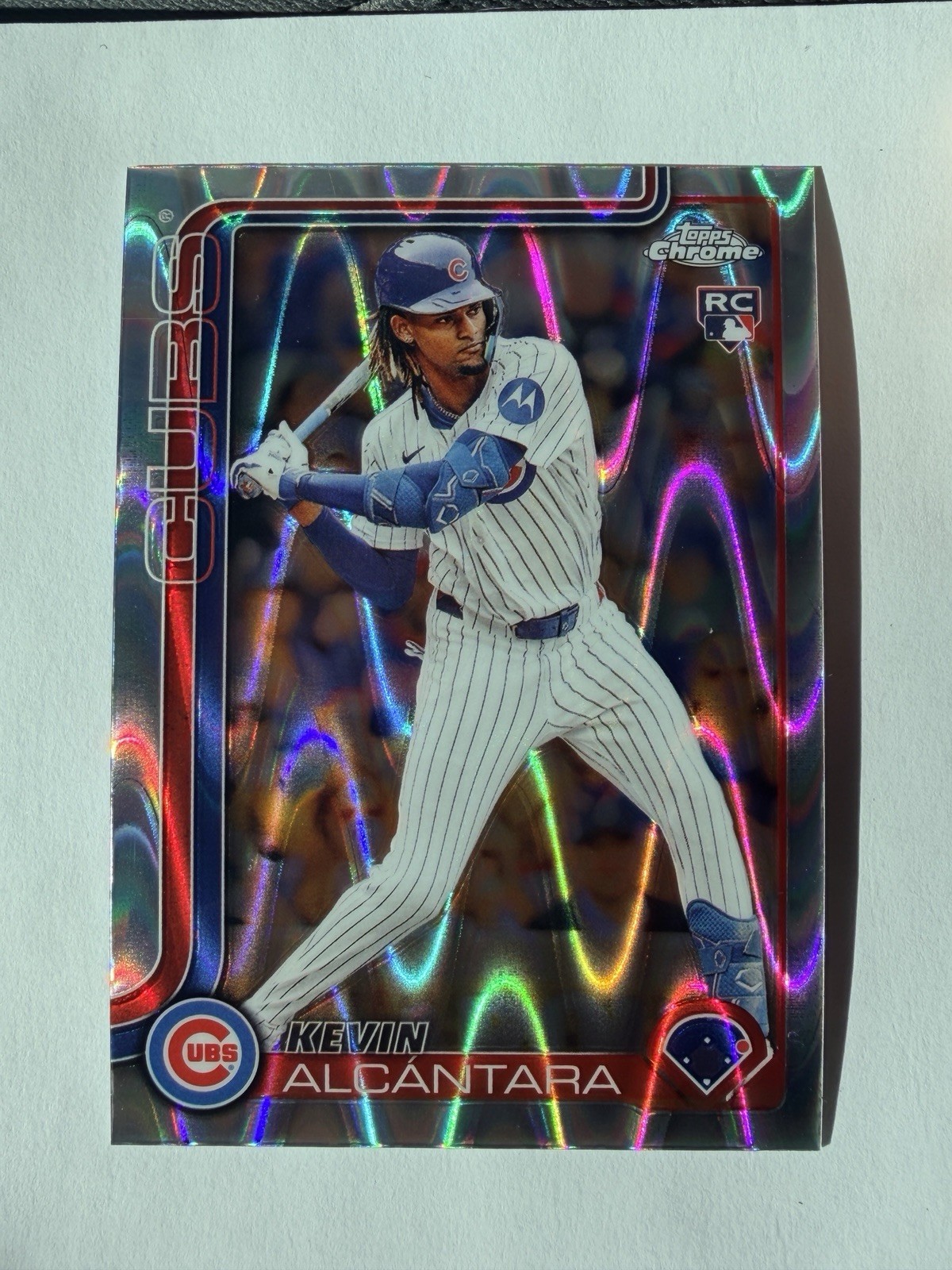 2025 Topps Chrome - Kevin Alcantara #173 RayWave Refractor (RC)