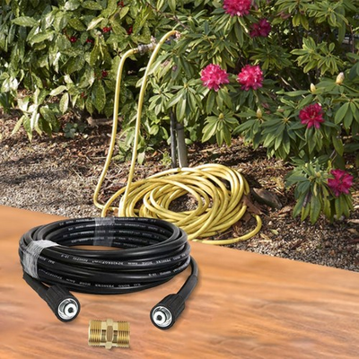 #ad Pressure Washer Hose with M22 Connector 10m 15m for Karcher Robust Rubber Hose $57.56