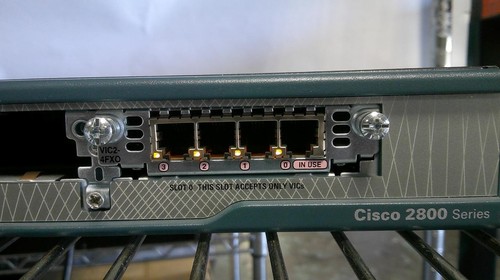 Cisco 2800 Series CISCO2801 Integrated Service Router w/ Modules (B0376) - Picture 3 of 13