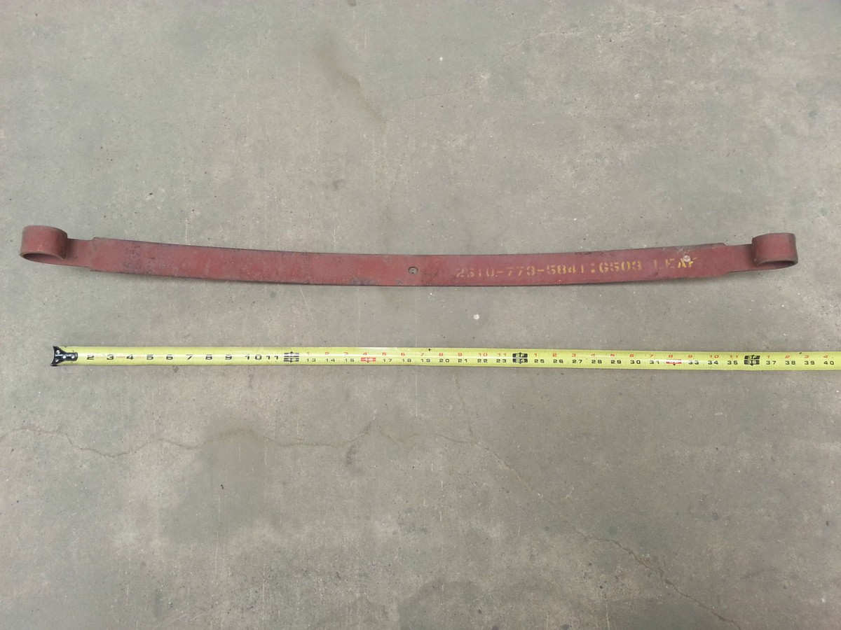Hojas De Resorte Principal Para Jeep Willys Delantera Con Bujes Bimetalicos Marca Hercules F4xsl