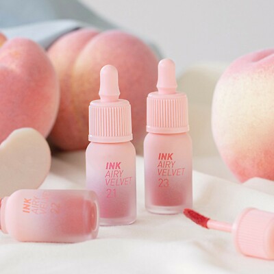 PERIPERA Ink The Airy Velvet 4g  #Peaches Collection 5 Colors
