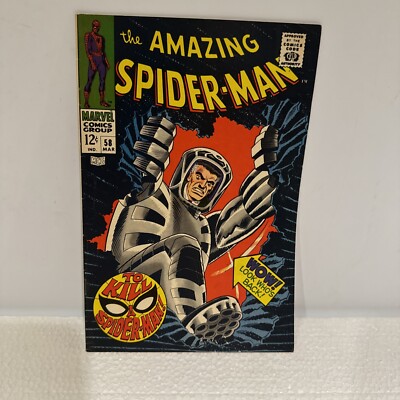 アメコミ Iron man #58 マーベル　1973年 スパイダーマン AMAZING SPIDER-MAN #58 ~ 1968 Marvel CLASSIC! FN/VF | eBay