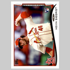 Kevin Siegrist Rookie #344 2014 Topps St. Louis Cardinals Baseball Card MLB NM