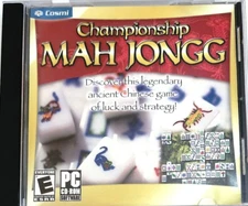 Championship Mah Jongg PC CD-ROm Mahjong Puzzle Computer Game (Cosmi)