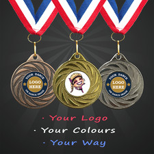 Dance Medals Personalised with Ribbon + Engraving + Your Logo