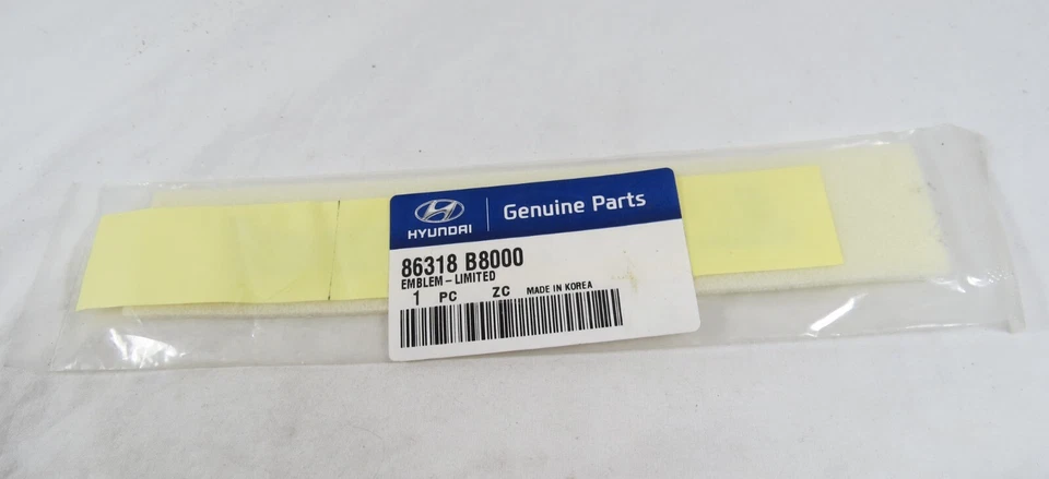 Hyundai Santa Fe Limited 2013-2019 emblema para puerta levadiza trasera insignia original OEM Foto 3 de 4