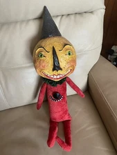 Debra Schoch Original Moon Head Doll Great For Halloween Piece 23”