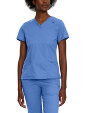 Landau ProFlex Women's 3-Pocket V-Neck Scrub Top - 4160 FREE SHIPPING 
