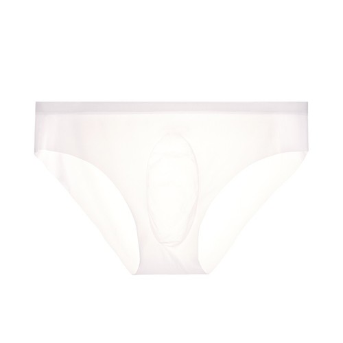 Men's One-Piece 3d Panties Seamless Ice Silk Briefs Underpants Breathable Briefs - Imagen 19 de 19