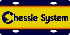 Chessie System Logo Railroad Train License Plate