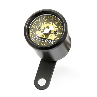 Mini-Tacho Vintage Style 48 mm für Harley Honda Yamaha Suzuki Chopper Bobber HD 