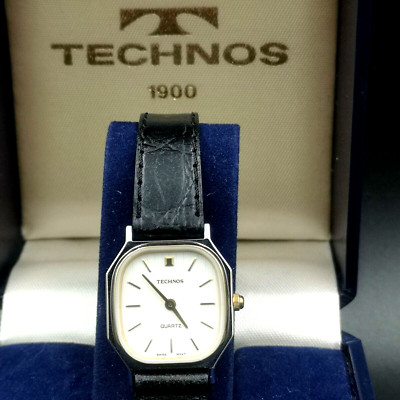 Vintage  Technos 1900 lady quartz watch. Swiss Mov t. Come with original box.