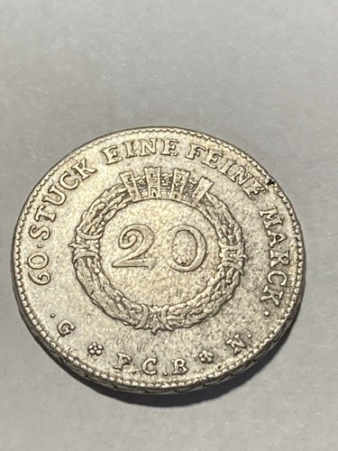 1776 Colonial America’s Germany Frankfurt NORMAN CONVENTIONIS Silver 20 Kreuzer - Picture 11 of 11
