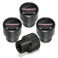 Jeep Trailhawk In Black On Black Aluminum Tire Valve Stem Caps
