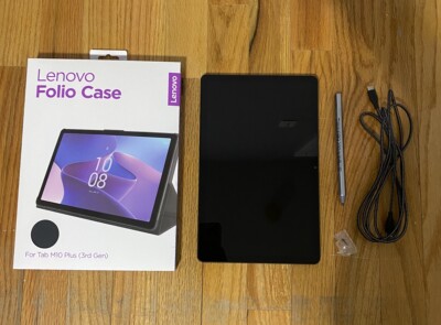 Lenovo Tab m10 Plus 3rd gen Tablet w/pen & Case (See Description For More Info)