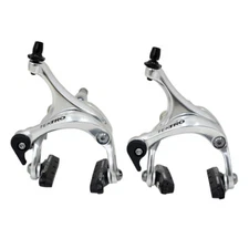 TEKTRO R526 Dual Pivot Caliper Brake Set 39-54mm Designed for 28C tire , Silver