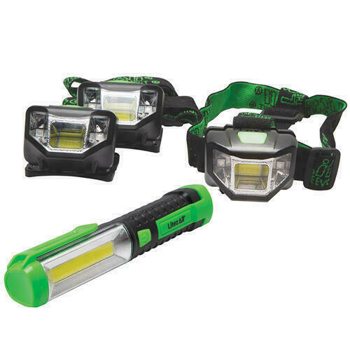 Светодиодный магнитный фонарик LitezAll и 3 комплекта комбинированных налобных фонарей с 4 режимами НОВИНКА 4390₽