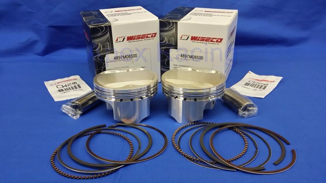 Wiseco 2x Piston Kit Kawasaki 2004-2006 Prairie 700 11.5:1 Std