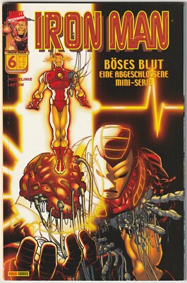   IRON MAN #6 Böses Blut, Marvel Deutschland 2000 COMICHEFT Z1/1- *Superhelden