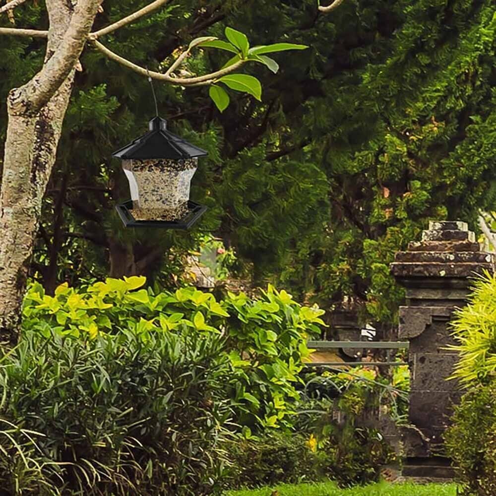 Pennington Earth Smart, Recycled Plastic Hopper Wild Bird Feeder, 6 lb. Capacity