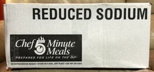 Chef 5 Minute Meals MRE'S New Unopened Case Sealed 10/27