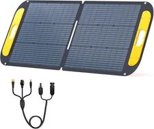 110W 19V Folding Solar Charger with 23% Efficiency, IP67 Waterproof