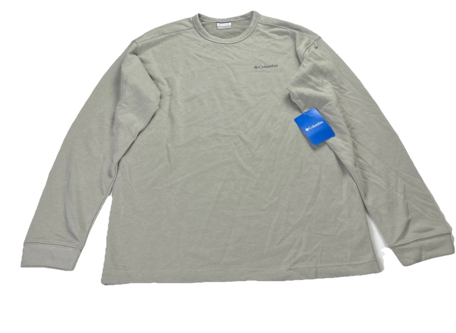 Columbia Mens Twisted Creek Long Sleeve Knit Crew Shirt Size M , AM4821 NWT $65
