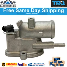 TRQ New Engine Coolant Thermostat w/ Housing & Temp Sensor For 2003-2006 Dodge