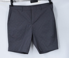 UNIQLO Mens Chino Dress Shorts Gray Tiny Star Print Size Large