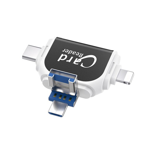 Universeller Multi-Port 4-In-1 Sd-Tf-Kartenleser Für Iphone Macbook Samsung < - Bild 8 von 15