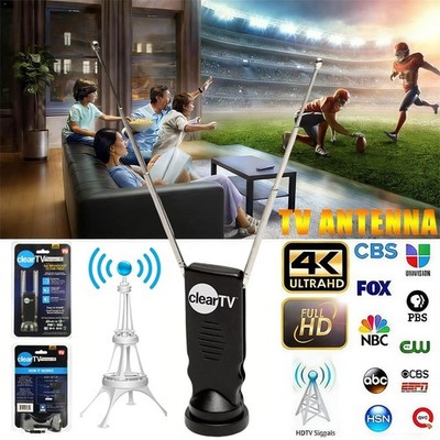 Clear TV Premium HDTV Antenna Digital Indoor Antenna Free 4K HD TV Channels US