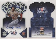 2015 Panini USA Baseball Crown Royale Silver Signatures /99 Corey Ray #4 Auto