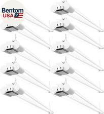 Sunco 10 Pack LED Shop Lights for Workshop 4FT, Linkable Garage Lighting, 4500 L