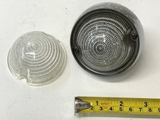 Vtg 1949-1953 Gm Olds Pontiac Back Up Lamp Chrome Bezel 5940321 Lens 5938297 Vtg 1949-1953 Gm Olds Pontiac Back Up Lamp Chrome Bezel 5940321 Lens 5938297