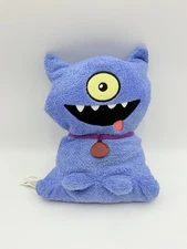 Ugly Doll Plush Dog Sounds Blue 1 Eye 30 Phrases Tested Works Tongue Hasbro 9”