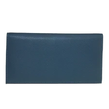 New CTM Leather Solid Color Checkbook Cover Wallet