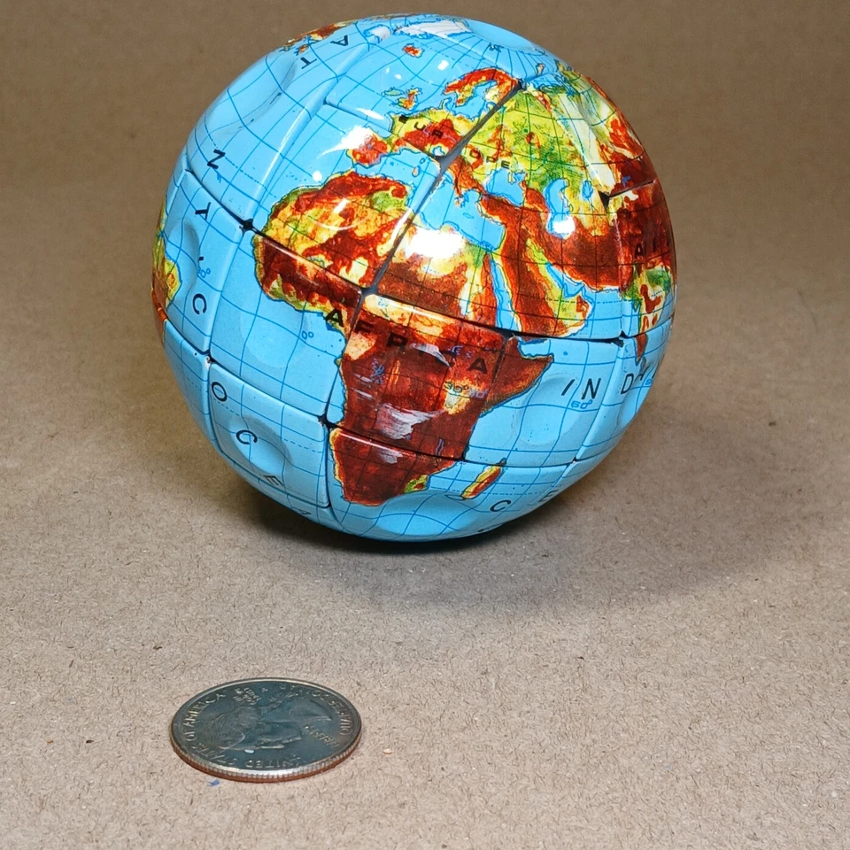 Vintage Hungarian Magic Globe Spatial Logical Game Rubik Type Puzzle Hungary - Image 2 of 4