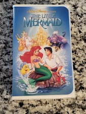 The Little Mermaid Banned Cover VHS Clamshell Black Diamond Edition