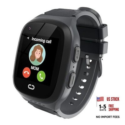 4G Kids Smart Watch with GPS Tracker - Location Video Call - SOS Black