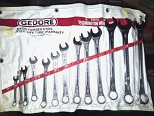 LARGE 14 pc. Mechanic Combination Wrench Set/ Forged Steel