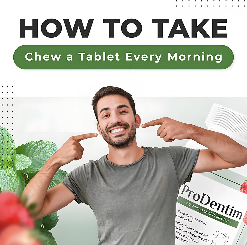 Prodentim for Gums and Teeth Health Prodentim Dental Formula 30 Soft Tablets