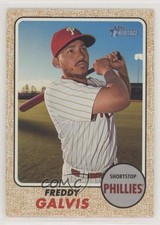 2017 Topps Heritage Bright Yellow Back /25 Freddy Galvis #215 s5j