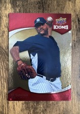 2009 Upper Deck Icons - C.C. Sabathia #18 Red
